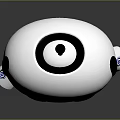 Modern Robot Assistant Small Robot Butler 3d model