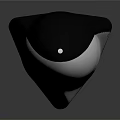Modern Sleek Conical Device In White And Black With Wheels At The Bottom