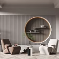 Modern Casual Sofa Combination Single Sofa 3d model