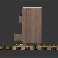 Rustic Wooden Chest of Drawers with Multiple Drawers on Wooden Pallets