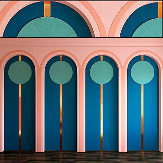 Wall panel wall decoration texture wall 3d model