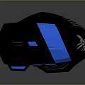 Professional Gaming Mouse Black With Blue LED Lights Ergonomic Grip And Stylish Design