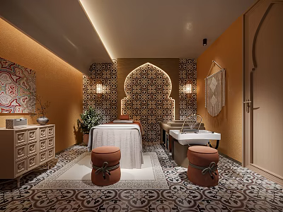 Southeast Asia SPA Room 3d model