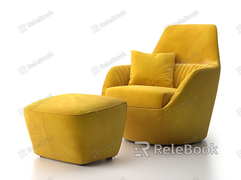 modern single sofa sofa chair pier model