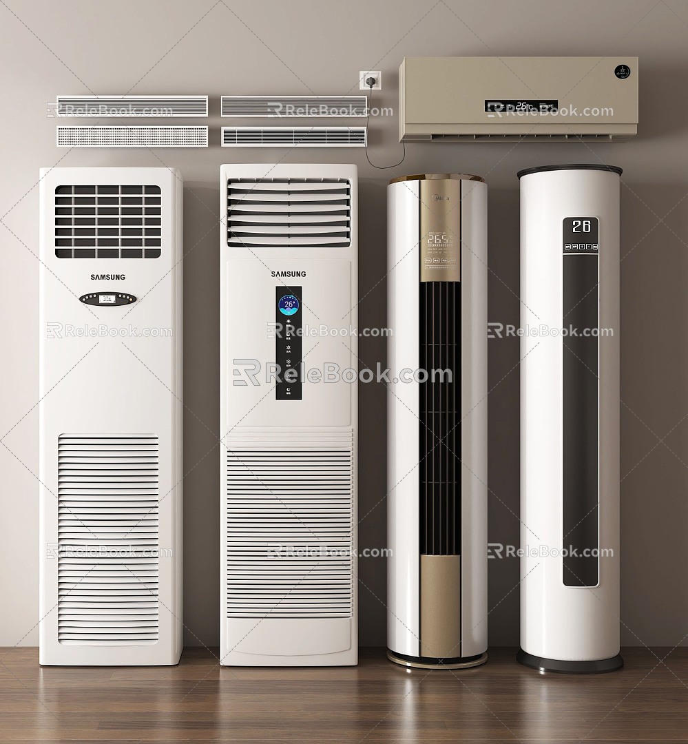 Modern Air Conditioning Combined Vertical Air Conditioning Hanging Air Conditioning 3d model