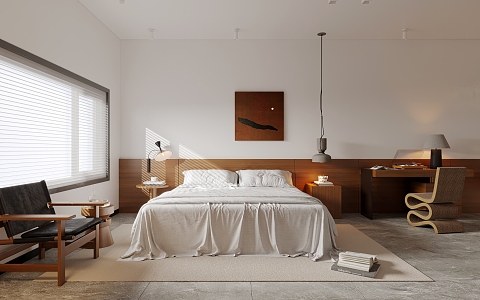 Quiet Minimal Bedroom 3d model