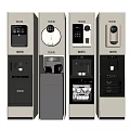 Embedded water dispenser coffee machine direct drinking machine line machine oven steamer integrated dishwasher 3d model