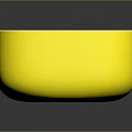 Yellow Oval Two Compartment Storage Container For Household Organizing Daily Use