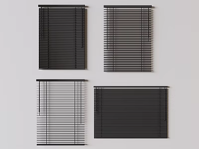 venetian blinds blackout roller blinds 3d model