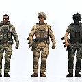 Special Forces Soldier Warrior 3d model