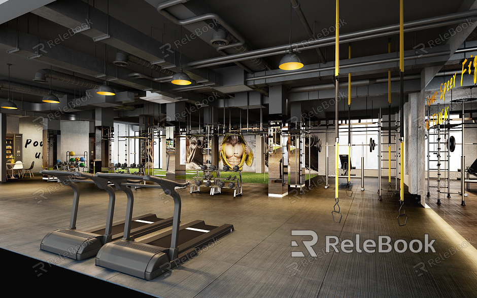 INDUSTRIAL LOFT GYM model