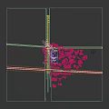 Birds Eye View Planning of Modern Buildings With Parking Red Track Green Landscaping and Roads
