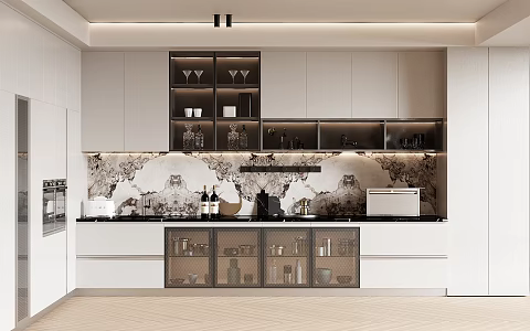 Modern Kitchen 3d model