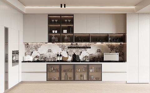 Modern Kitchen 3d model