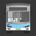 Airport Bus Modern Bus Metro Bus Mini Bus 3d model