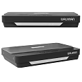 WALKMAN Dual Portable Headphone Speaker Black Compact Audio Devices with White Accents