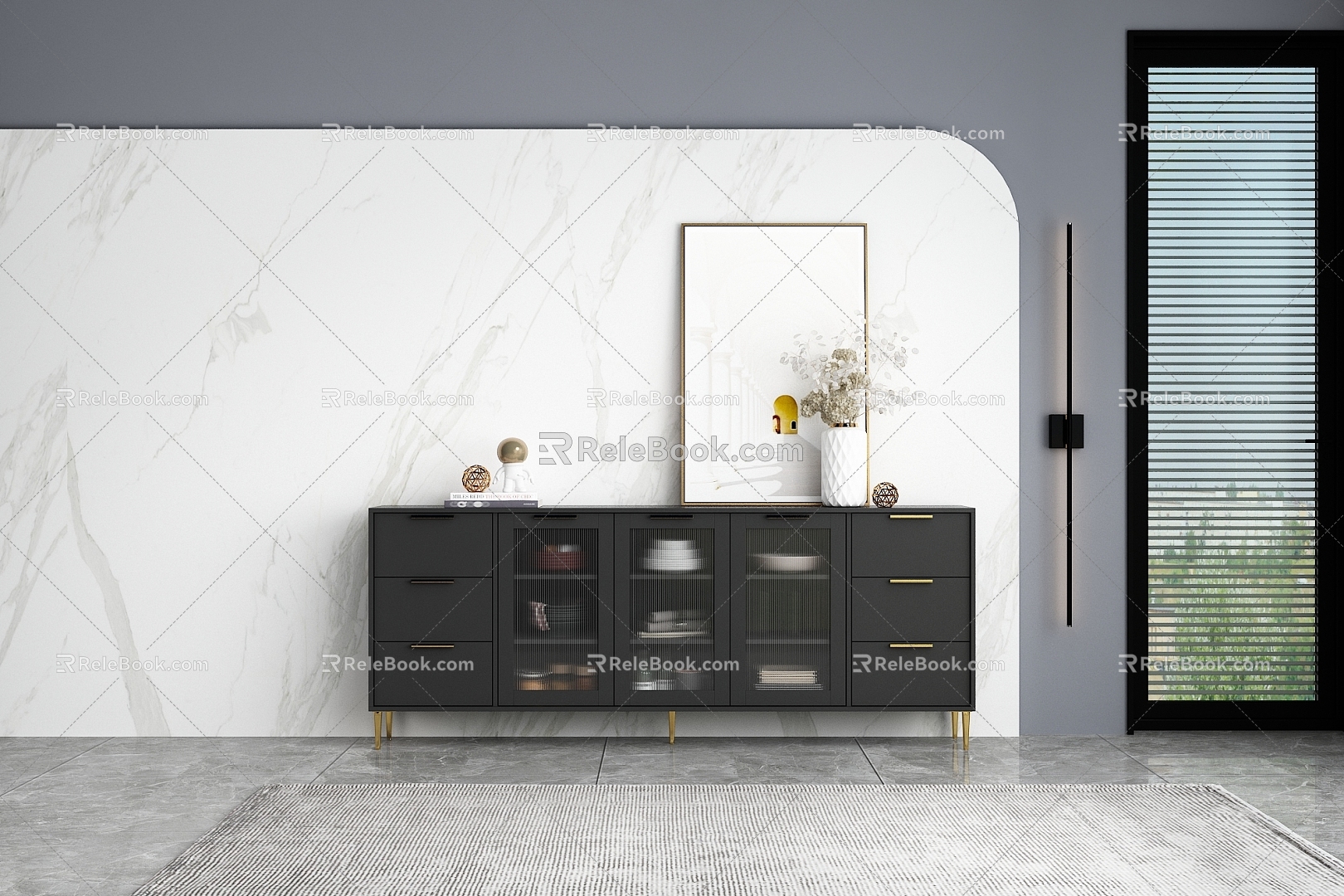 Modern Sideboard 3d model