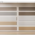 Different Styles Of Room Partitions With Slatted Patterns And Neutral Tones