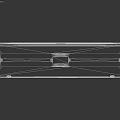 Black Steel Wall Mounted Shelf for Daily Laundry Supplies Storage