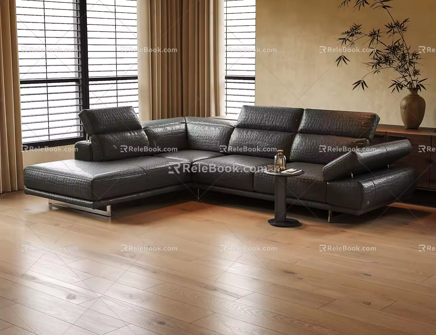 Modern Multiplayer Sofa minotti Sofa poliform Sofa Casual Sofa Multiplayer Sofa Living Room Sofa 3d model