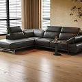 Modern Multiplayer Sofa minotti Sofa poliform Sofa Casual Sofa Multiplayer Sofa Living Room Sofa 3d model