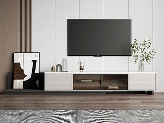 Modern TV Cabinet Fashion TV Cabinet 3d model