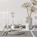 Modern Tableware 3d model