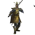Modern Game Character Three Kingdoms Unparalleled Character Man 3d model