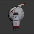 Robot Assistant Small Robot Butler 3d model