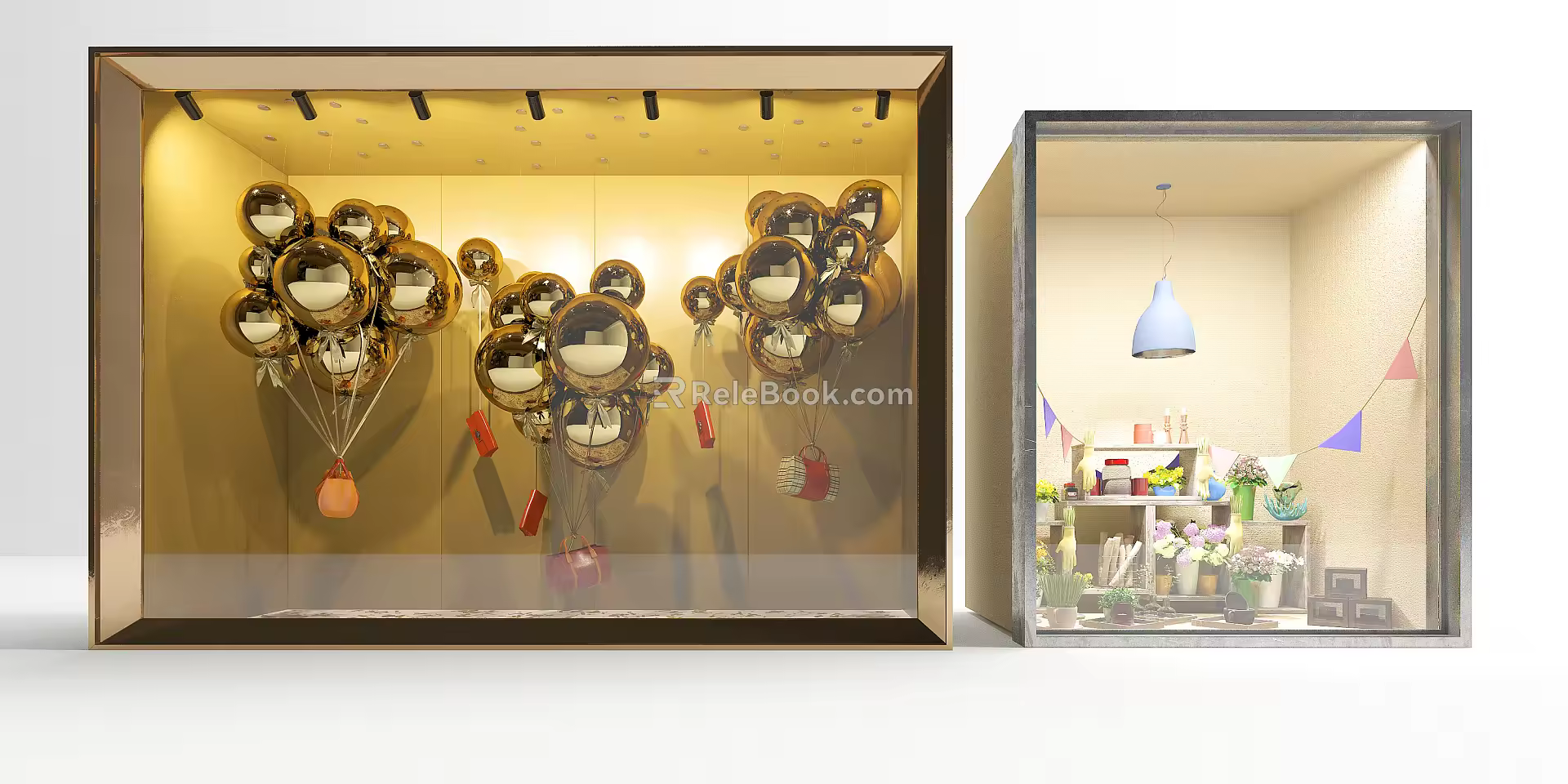 Modern Window Combination 3d model