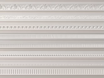 French Gypsum Line Gypsum Line Yin Angle Line French Top Line 3d model