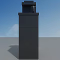 Modern Black Standing Water Dispenser As Home Daily Electrical Appliance