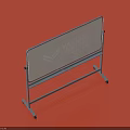 Portable Whiteboard With Metal Stand And Wheels For Home Office