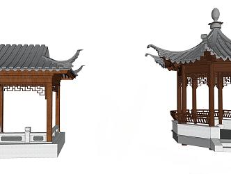 Four Seasons Pavilion Octagonal Pavilion 3d model