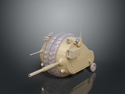 Sci-fi Tank Cartoon Tank Sci-fi Vehicle Sci-fi Vehicle World of Tanks Tank War Anime Tank 3d model