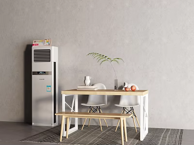 Dining table floor air conditioning 3d model