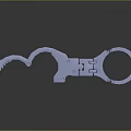 Silver Metal Handcuffs With Durable Design For Household Security And Safety Use