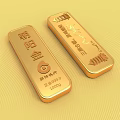 Shiny Gold Bars With 999.9 Pure Gold Purity And 1000 Grams Weight