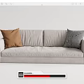 Modern Multiplayer Sofa 3d model