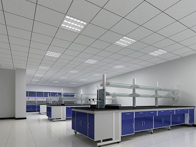 Modern Laboratory 3d model