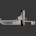3D Folded Paper Model Interior With Workbench Tools And Equipment