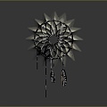 Dream Catcher Wind Chimes 3d model