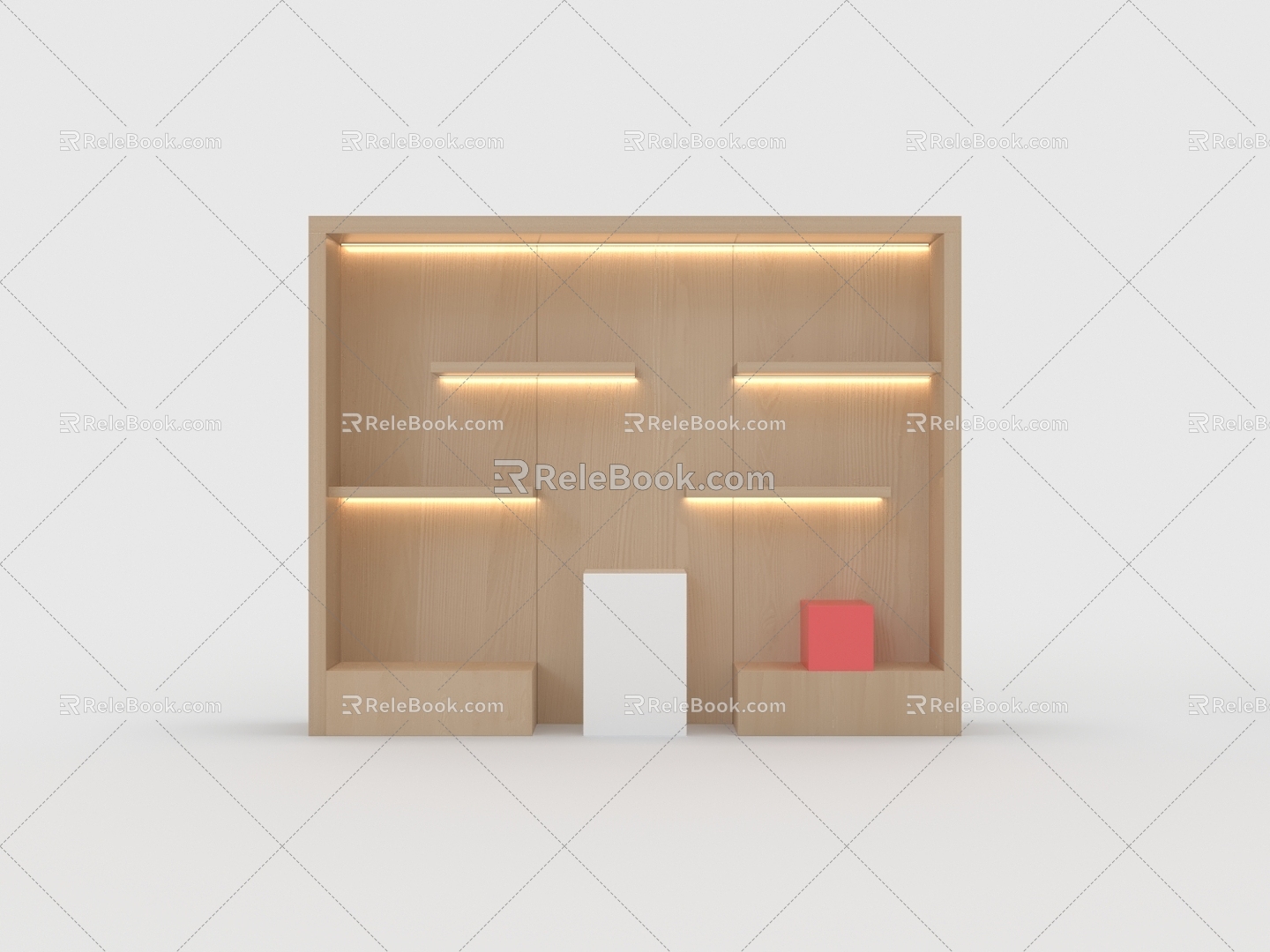 Display cabinet 3d model