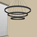Modern Minimalist Chandelier Nordic Style Chandelier Mediterranean Style Chandelier Study Lamp Combination Dining Room Lamp 3d model