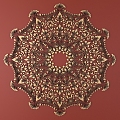 European-style Metal Carved European-style Pattern Hollow Carved Pattern Baroque Carved Pattern 3d model