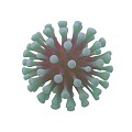 Modern New Crown Virus 3d model