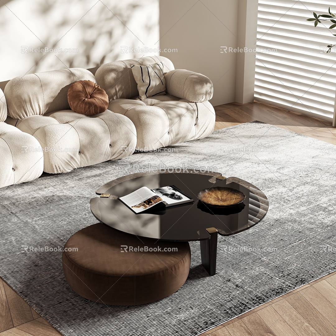 Style coffee table 3d model