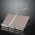 Silver Metal Paperclip As Practical Daily Office Supplies With Smooth Surface Design