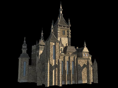 Dark Castle European Castle 3d model