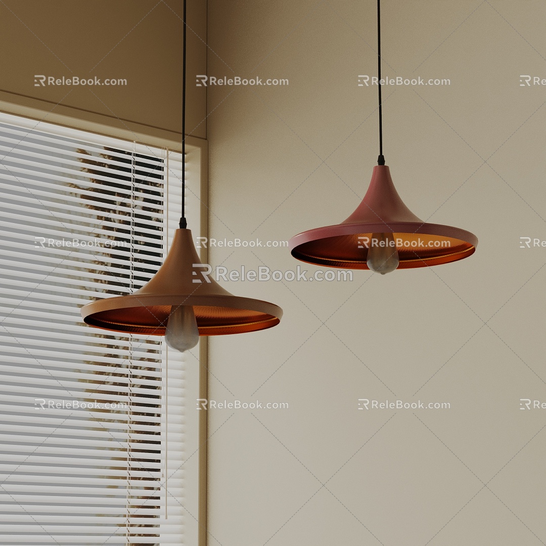 Modern chandelier 3d model